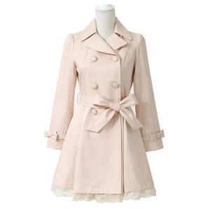 Yumetenbo Lace Hem Princess Trench Coat